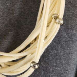 Chic Yellow Necklace with Gold Accents